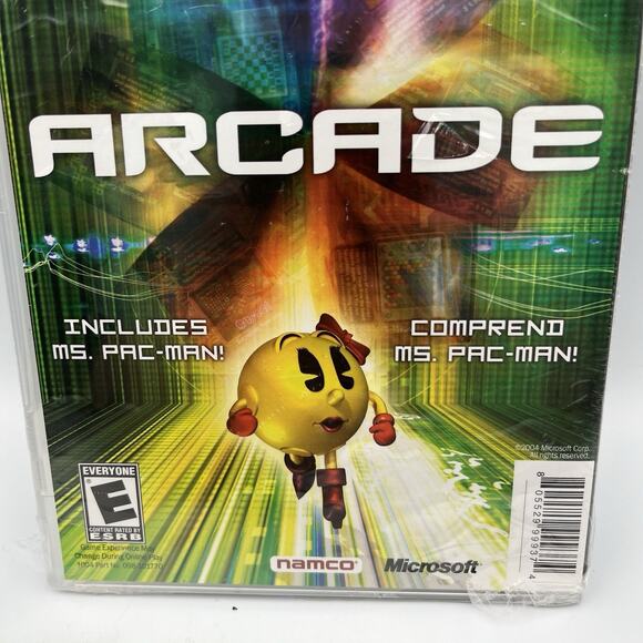 Xbox Arcade: Ms Pac-Man (Microsoft Xbox, 2004) MechAssault 2 Lone Wolf SEALED - Picture 2 of 9